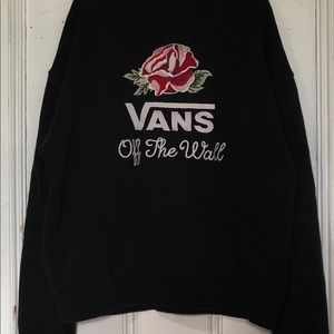BLACK VANS SWEATSHIRT